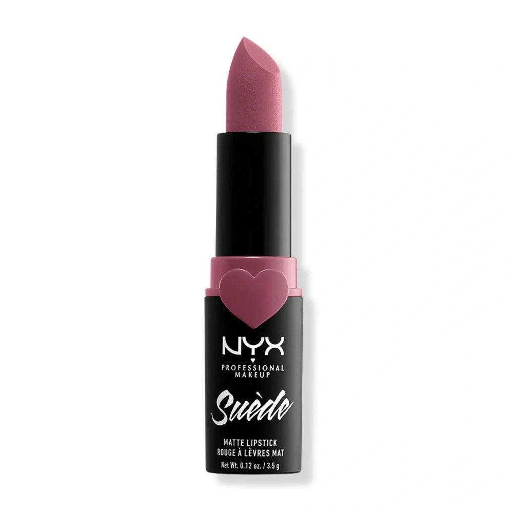 NYX Suede Matte Lipstick Soft Spoken Ash Pink NEW